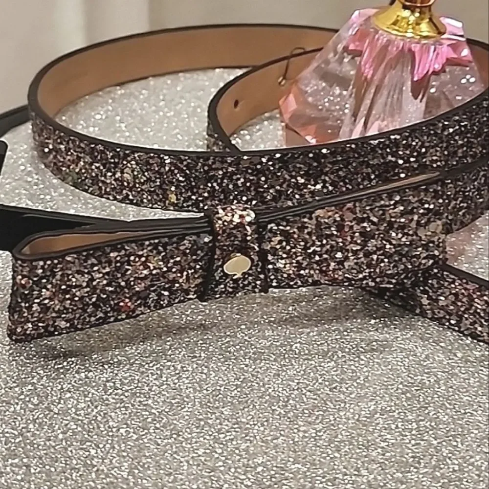 Kate Spade Glitter Bow Belt‎